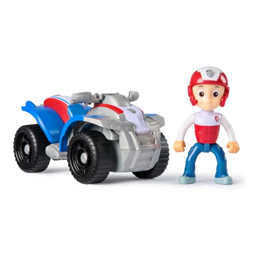 Quad Pat Patrouille 15 cm de Ryder avec figurine amovible, 52 % plastique recyclé