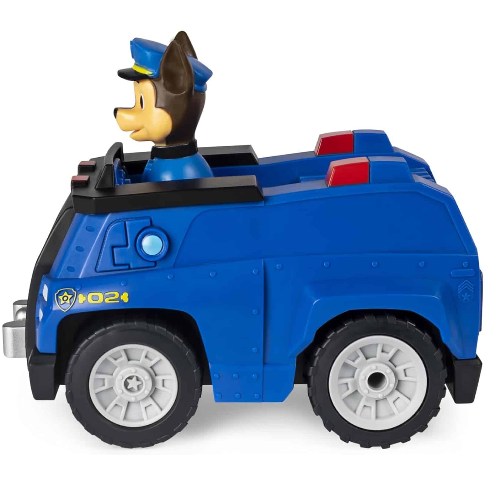 Voiture RC Chase – Pat’Patrouille, Télécommande 2,4 GHz, Réplique Officielle Du Film, Cadeau Enfant 3 Ans Et +