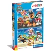 Clementoni paw patrol supercolor patpatrouille 2x60 enfants 4 ans boite de