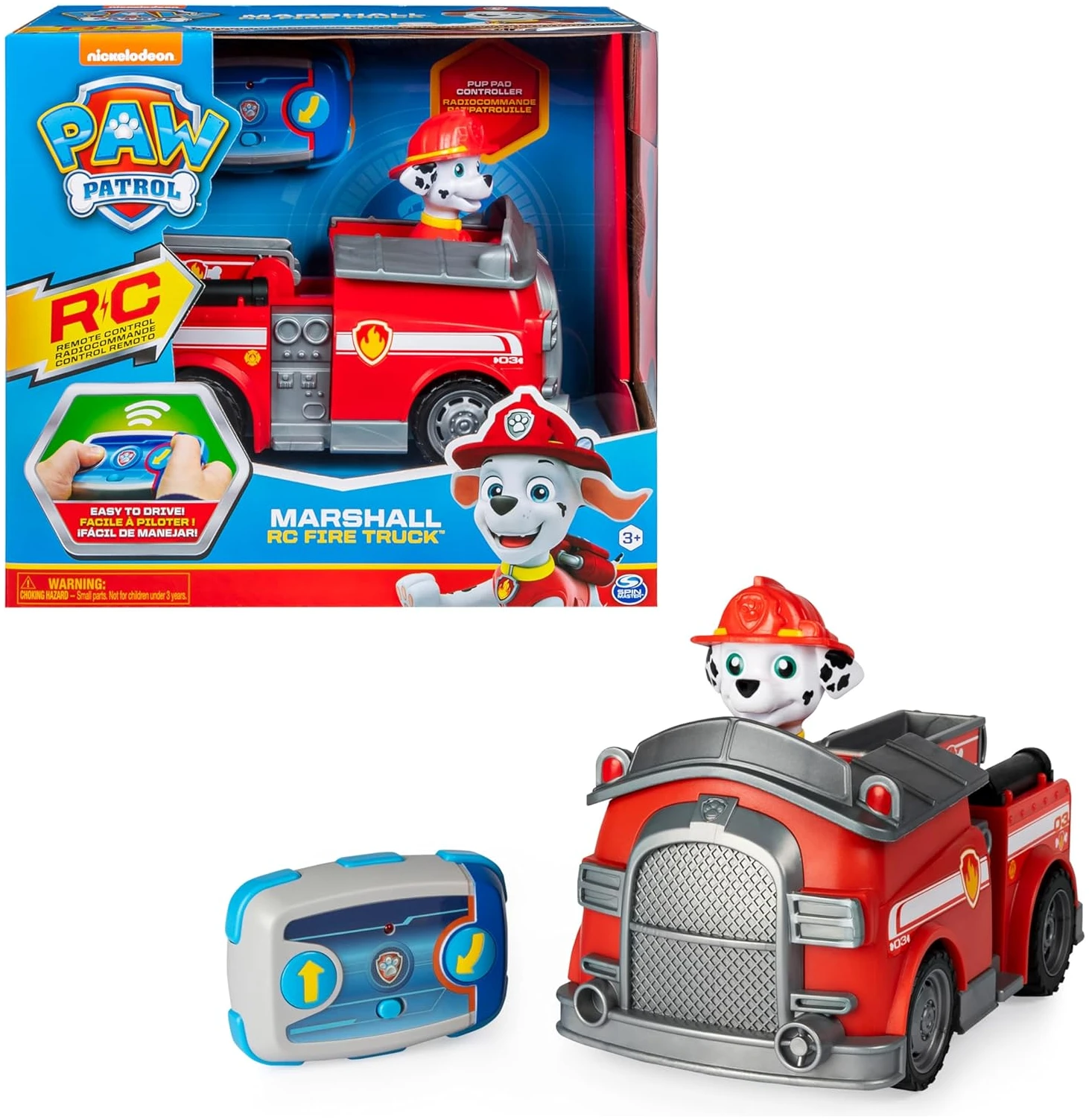 La pat patrouille vehicule rc marcus voiture radiocommandee