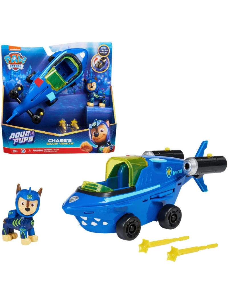 Pat patrouille aqua pups voiture figurine chase