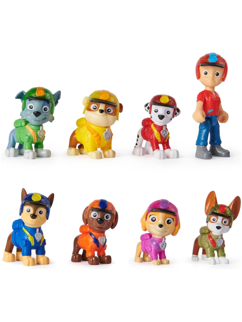 Paw patrol pat patrouille coffret cadeau 8 figurines