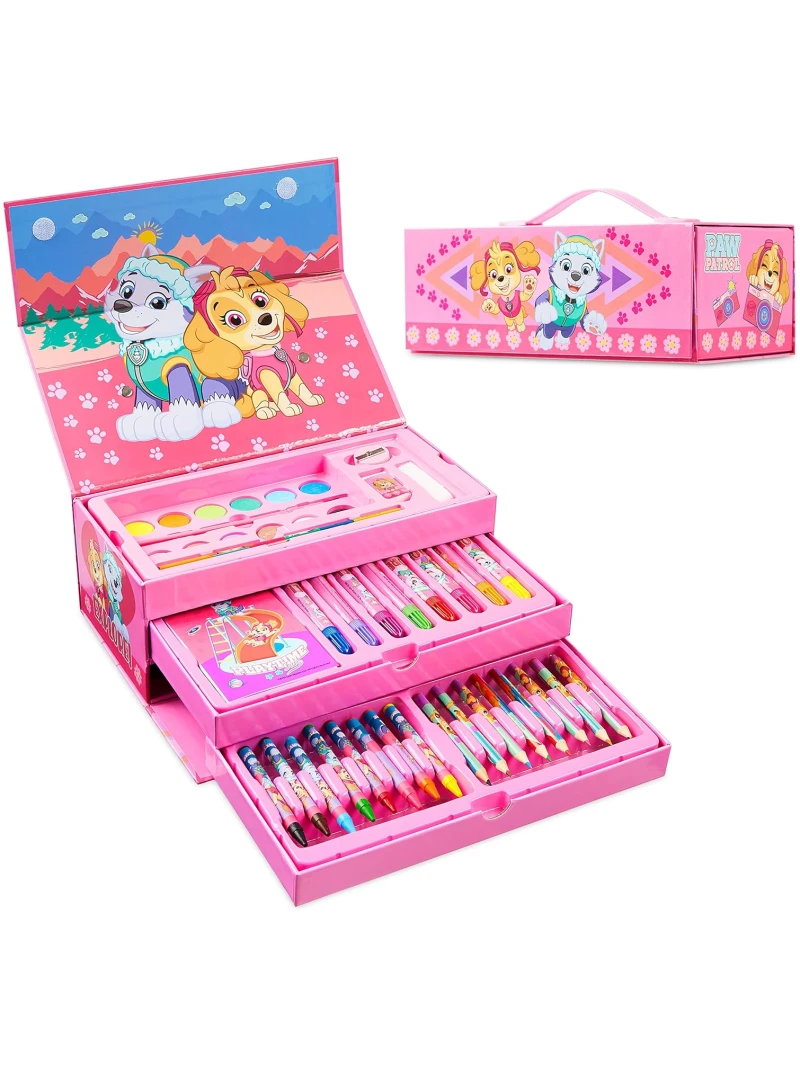Paw patrol set de coloriage pat patrouille coffret peinture