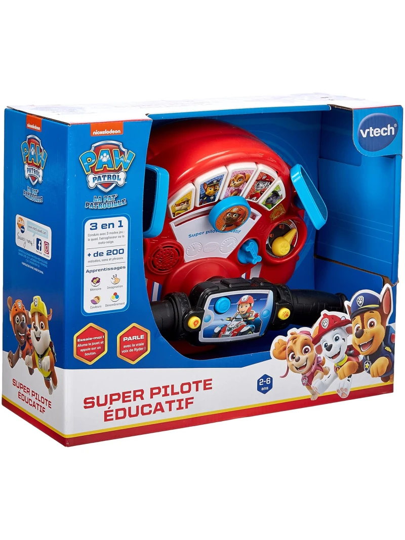 Vtech pat patrouille super pilote educatif simulateur de conduite