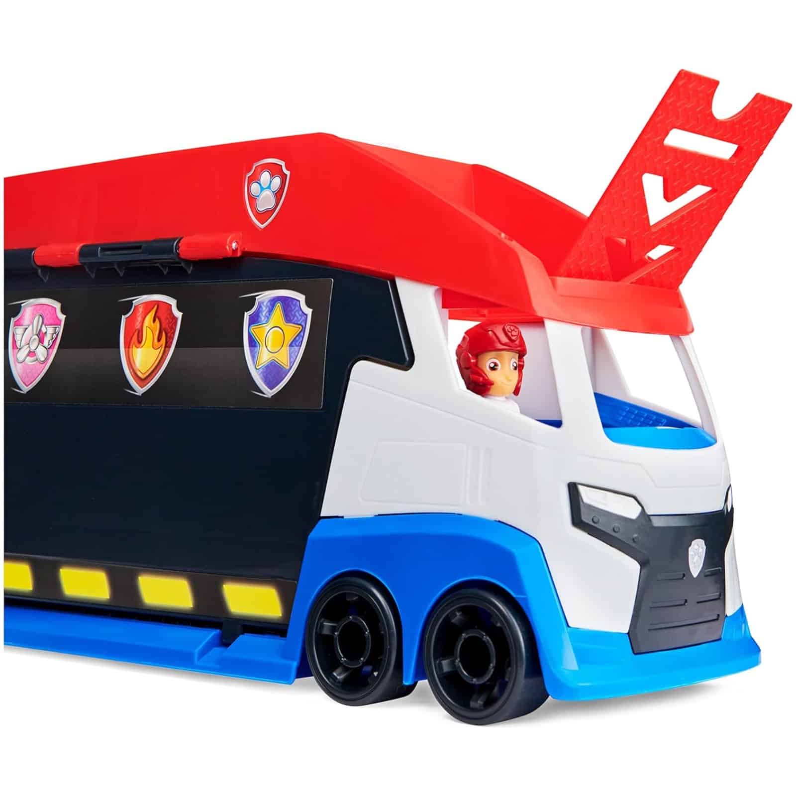 Pat Patrouille - Camion Transformable 2 en 1 Avec piste De Lancement + 1 véhicules métal Robo Dog - Voiture - Figurine - Nouveauté - Jeux - Jouets Pat Patrouille - Camion Transformable 2 en 1 Avec piste De Lancement + 1 véhicules métal Robo Dog - Voiture - Figurine - Nouveauté - Jeux - Jouets