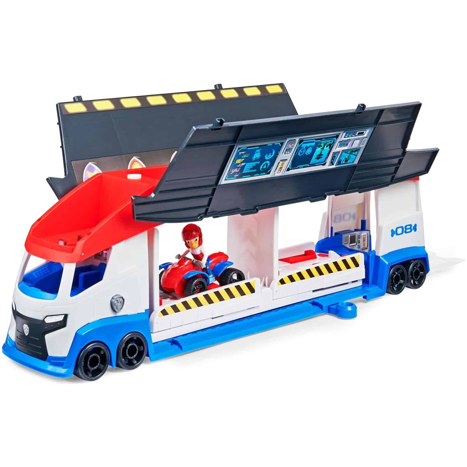 Jouet La Pat' Patrouille 2 En 1 Camion Pat' Patrouilleur 2.0 - Jouet Transformable 70cm Avec Circuit - Inclut Véhicule Et Figurine Ryder Jouet Interactif 3 Ans