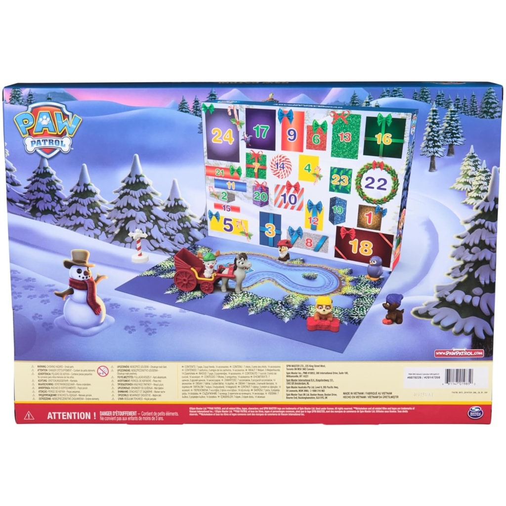 Calendrier de l'Avent Pat Patrouille • La Boutique Pat Patrouille