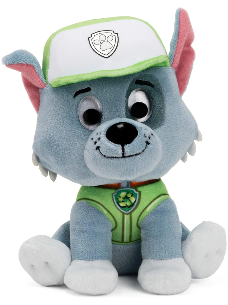 La pat’ patrouille   peluche gund 15 cm rocky  