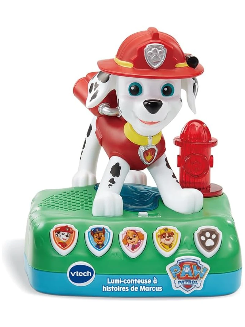 Vtech   pat' patrouille, lumi conteuse à histoires de marcus, boîte