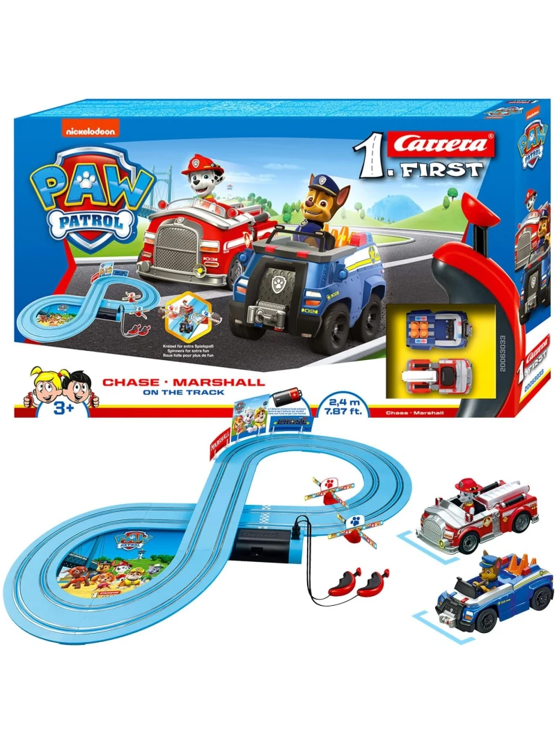 Carrera 369 3033 circuit chase marshall, multicolore, coloré