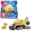 Paw Patrol - Pat Patrouille - Véhicule + Figurine Ruben du Film - Voiture Figurine À Collectionner - Sons Lumières - Pat Patrouille Jouet -