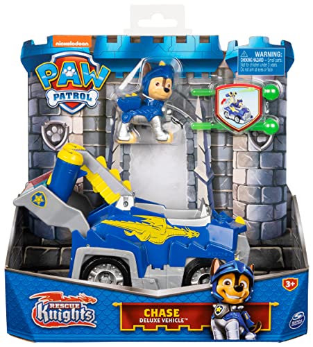 Jouet Paw Patrol Rescue Knights, Chase avec véhicule, Pat Patrouille Air Rescue - vue 2