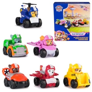 Coffret Pat Patrouille Air Rescue 6 voitures Chase Marshall Skye 3 ans+