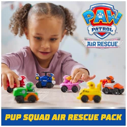 Coffret Pat Patrouille Air Rescue 6 voitures Chase Marshall Skye 3 ans+ - vue 2
