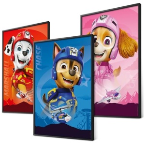 Lot de 3 posters Pat Patrouille Air Rescue pour chambre enfant, format A4