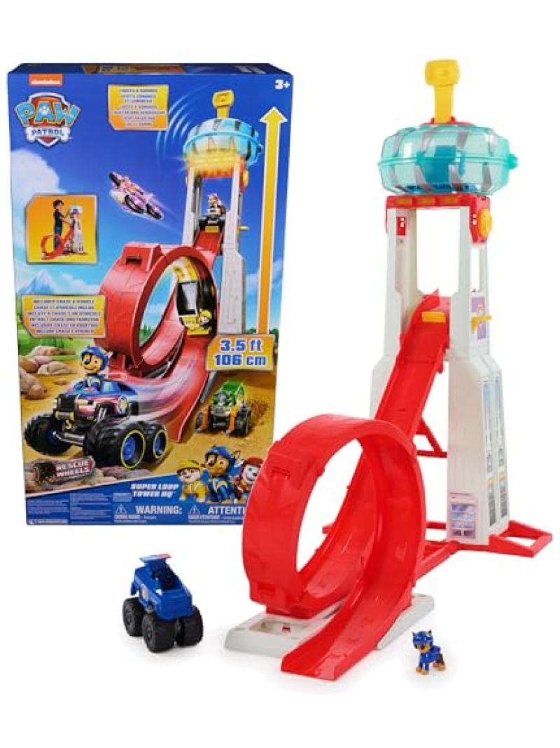 Pat Patrouille Air Rescue : voiture Chase avec sons et lumières, jouet enfant 3 ans+