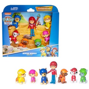 Coffret Pat Patrouille Air Rescue 7 figurines Rescue Wheels tout-terrain enfant 3 ans+
