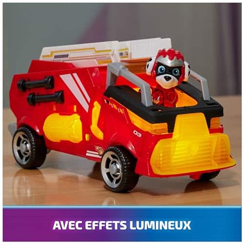 Pat Patrouille Air Rescue : véhicule et figurine Marcus avec sons et lumières, jouet enfant 3 ans+ - vue 5