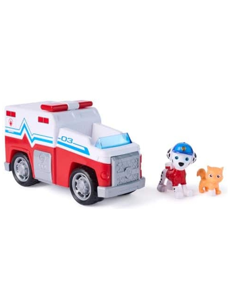 Véhicule figurine Pat Patrouille Marcus Mission Détectives, jouet enfant 3 ans+