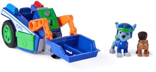 Véhicule Rocky Pat Patrouille, voiture figurine mission détectives, jouet enfant 3 ans+ - vue 4