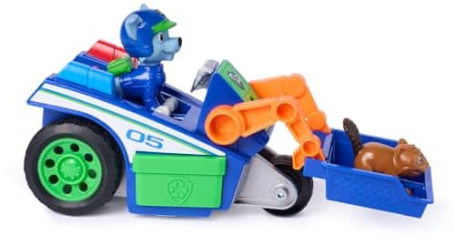 Véhicule Rocky Pat Patrouille, voiture figurine mission détectives, jouet enfant 3 ans+ - vue 6