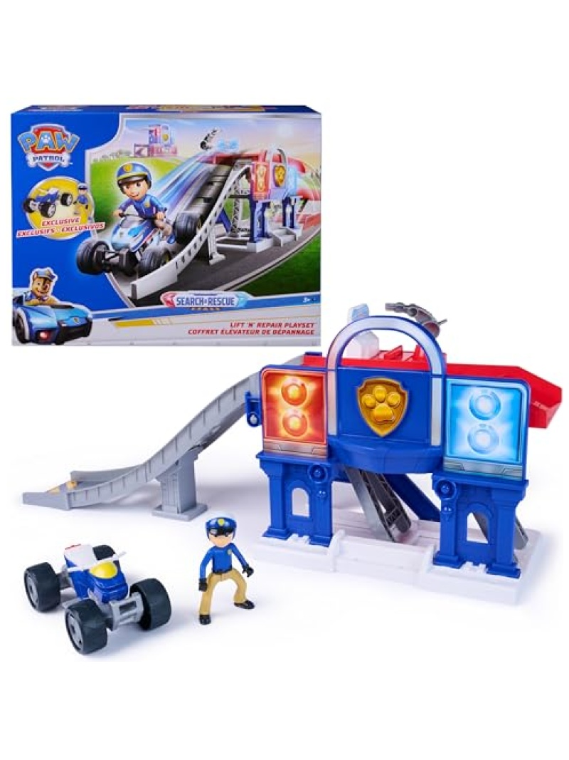 Pat Patrouille voiture élévateur Search & Rescue avec Ryder, jouet enfant 3 ans+