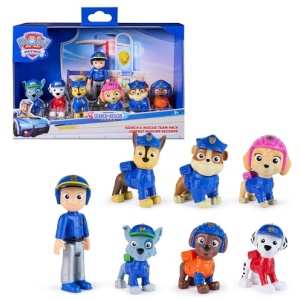 Coffret 7 figurines Pat Patrouille Search & Rescue, jouet détective enfant 3 ans+