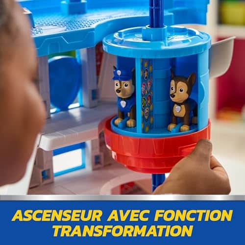 Tour de contrôle Pat Patrouille 50 cm avec missions, toboggan et figurines, dès 3 ans - vue 4
