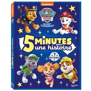 Livre Pat’Patrouille – 5 minutes pour une histoire Recueil 160 pages