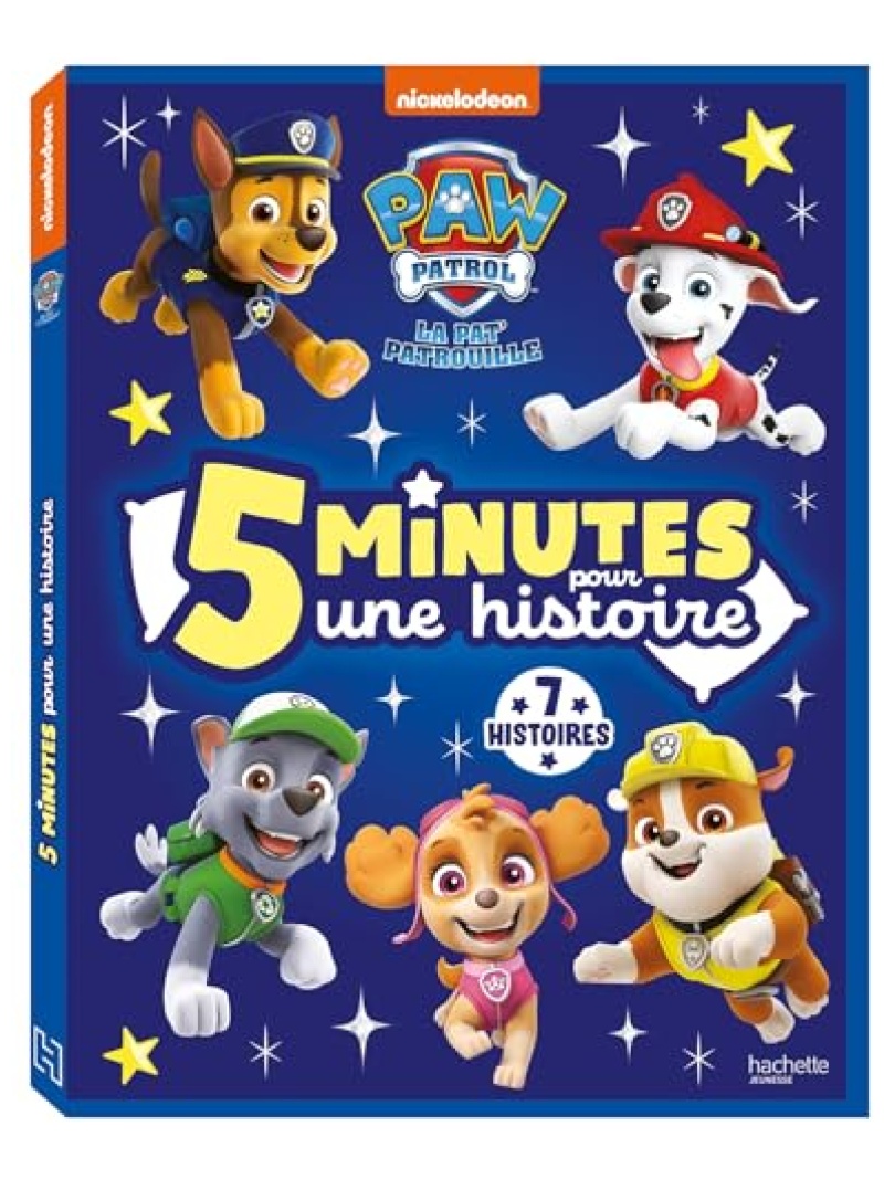 Livre Pat'Patrouille - 5 minutes pour une histoire Recueil 160 pages