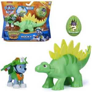 Set Dino Rescue Pat’Patrouille avec Figurine Rocky et Dinosaure