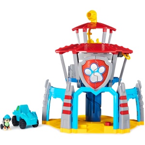 Playset Quartier Général Pat'Patrouille Dino Rescue avec Figurines Dinosaure et Rex