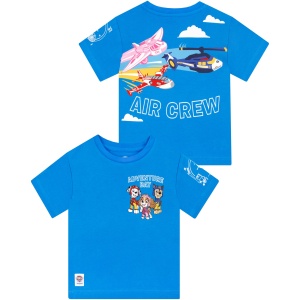 T-shirt Pat’Patrouille Garçon Chase Marshall Skye Coton