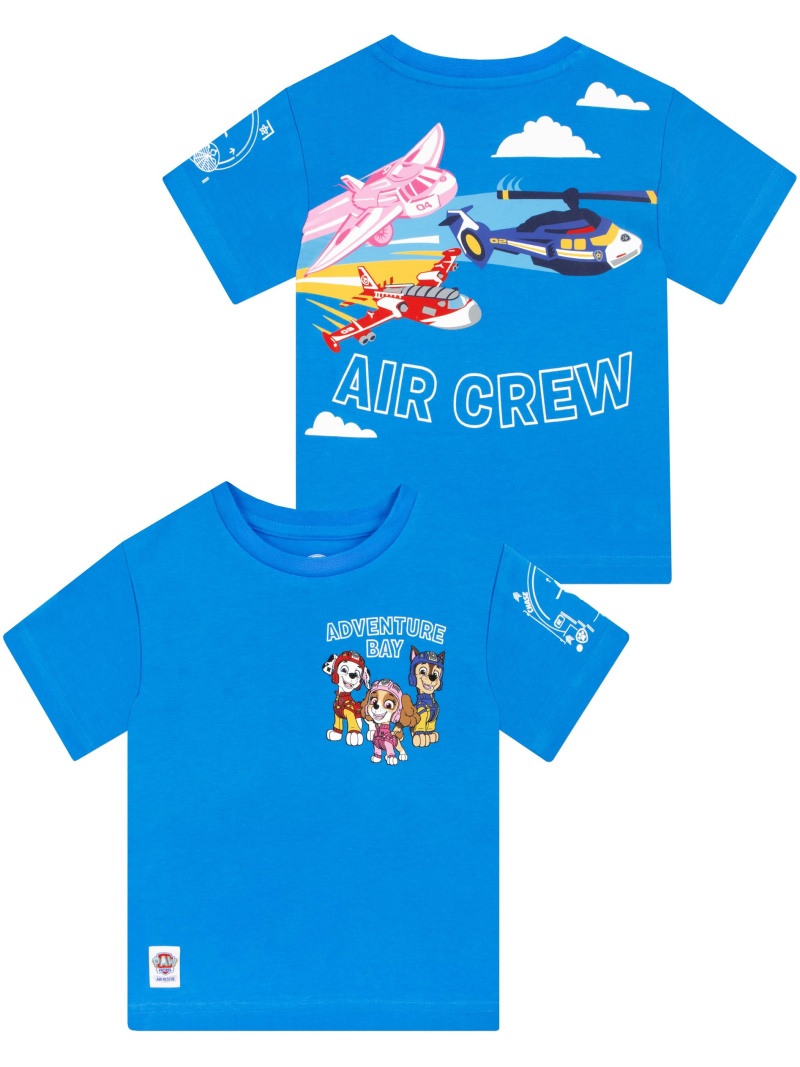 T-shirt Pat'Patrouille Garçon Chase Marshall Skye Coton