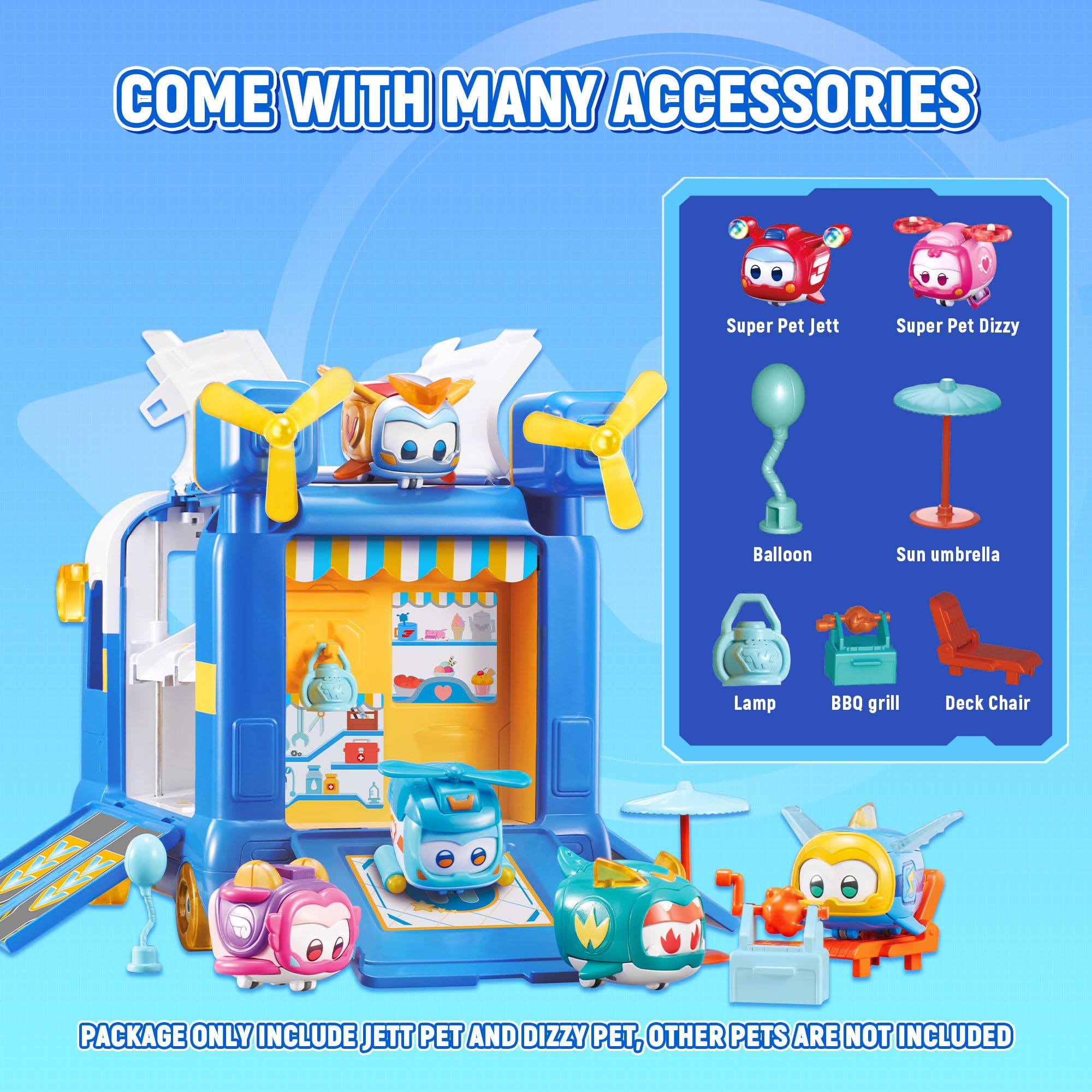 Base Mini Super Pets Pat'Patrouille avec Jett & Dizzy 2-en-1 – Image 5
