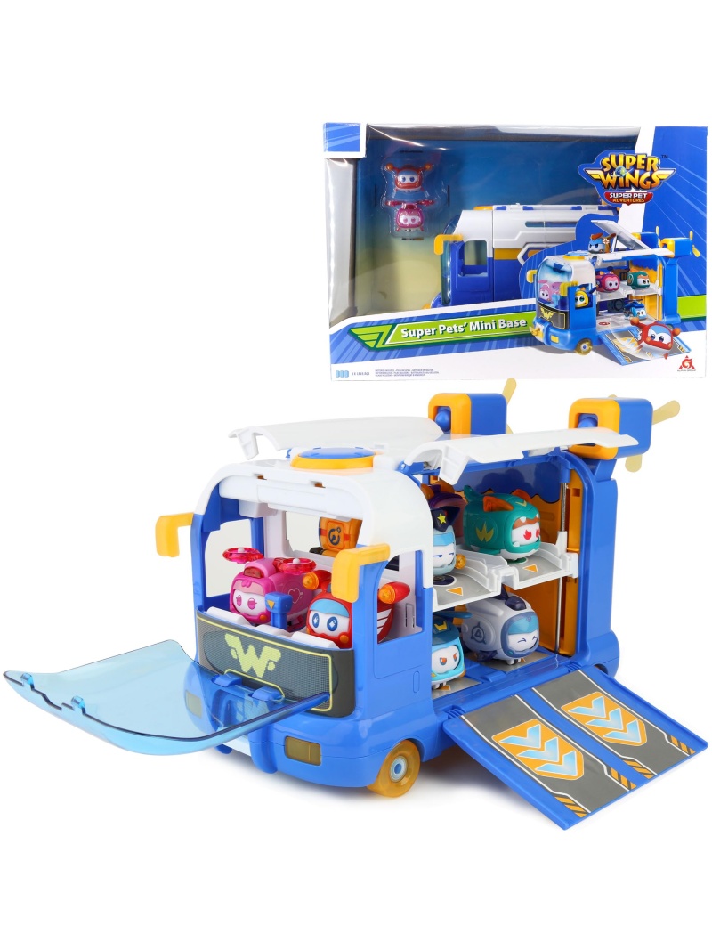 Base Mini Super Pets Pat'Patrouille avec Jett & Dizzy 2-en-1