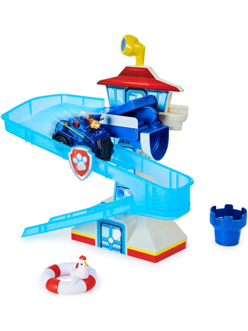 Playset de Bain Pat'Patrouille Adventure Bay avec Véhicule Chase Lumineux