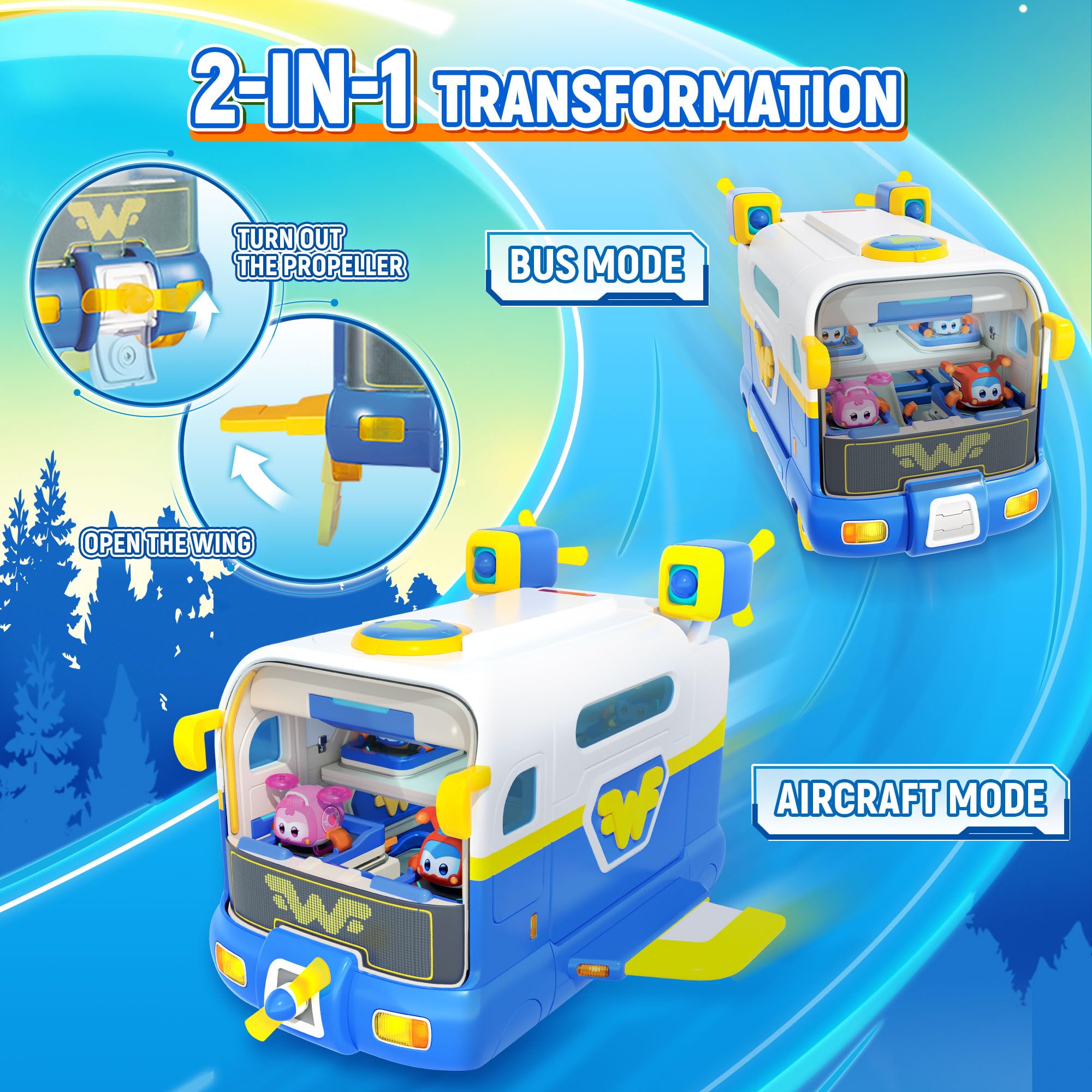 Base Mini Super Pets Pat'Patrouille avec Jett & Dizzy 2-en-1 – Image 2