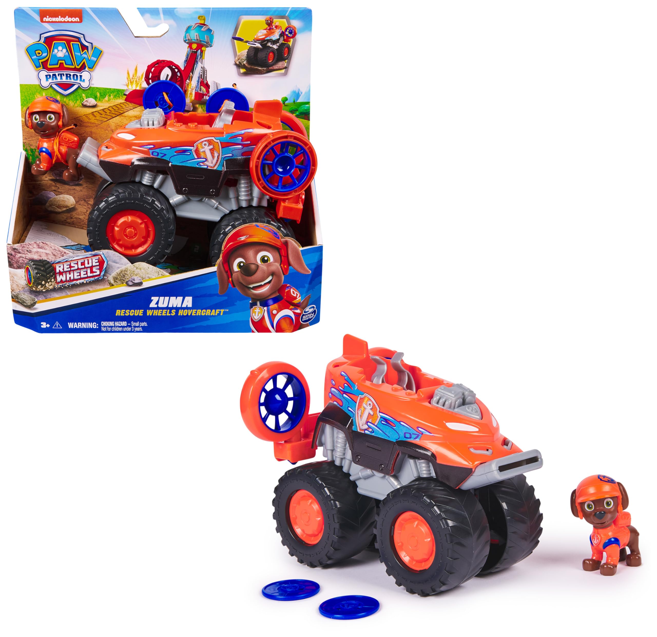 Véhicule Zuma Pat'Patrouille Rescue Wheels avec Projectiles