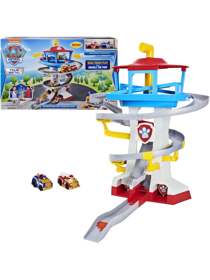 Coffret Pat'Patrouille Adventure Bay Rescue Way avec 2 Véhicules Métal 1/55