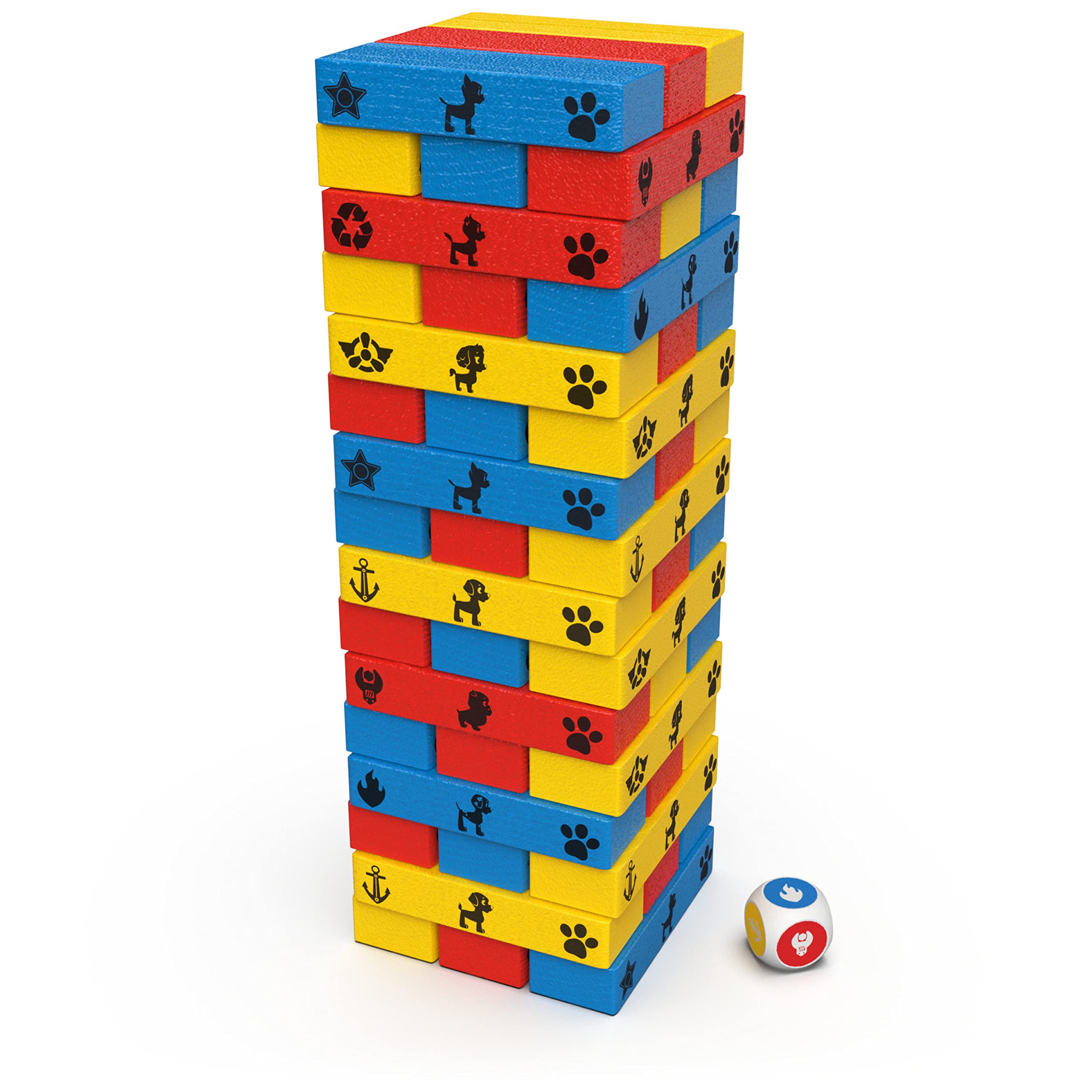 Jeu de Société Tour Infernale Pat'Patrouille - Construction 48 Blocs