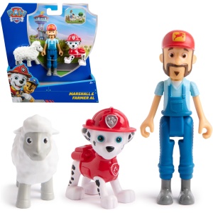 Pack Figurines Pat’Patrouille Marshall, Fermier Al et Mouton