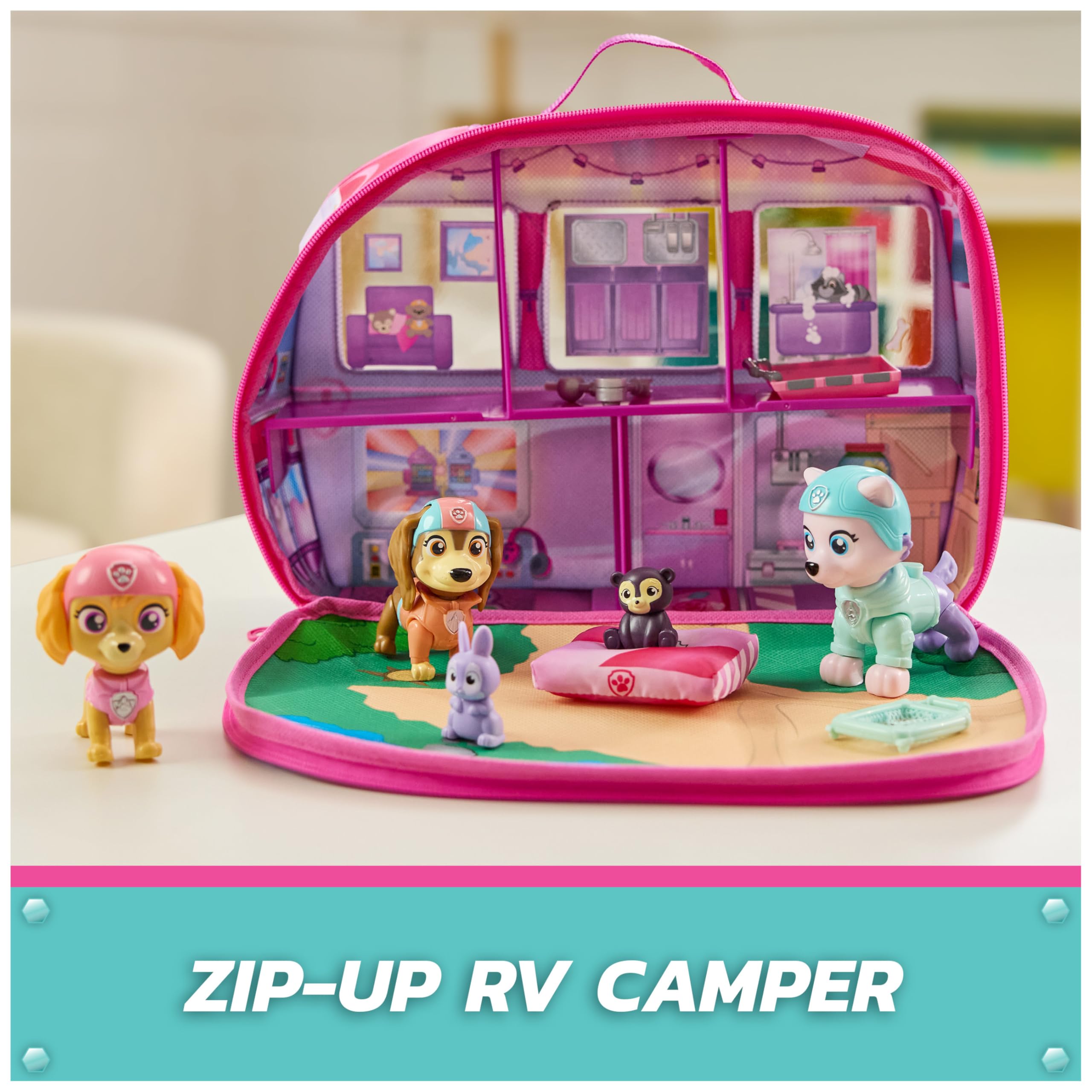 Coffret Camping et Sauvetage Pat'Patrouille Stella, Everest et Liberty avec Camping-Car – Image 7