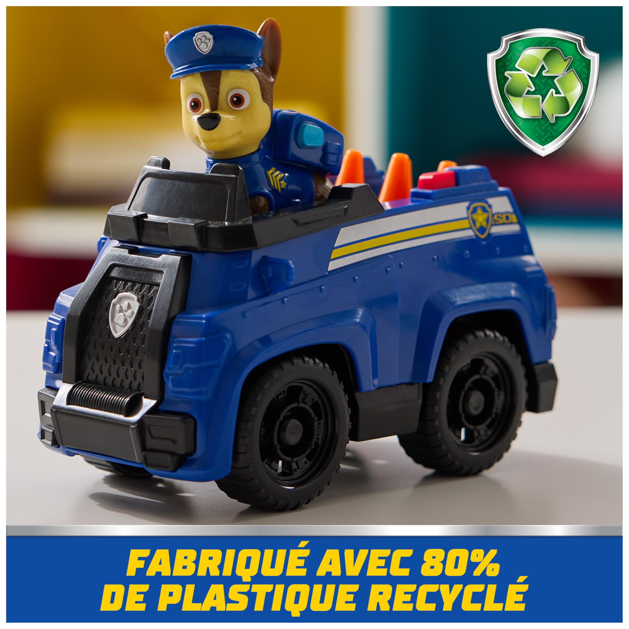 Véhicule Figurine Chase Pat'Patrouille - Voiture à Collectionner – Image 3