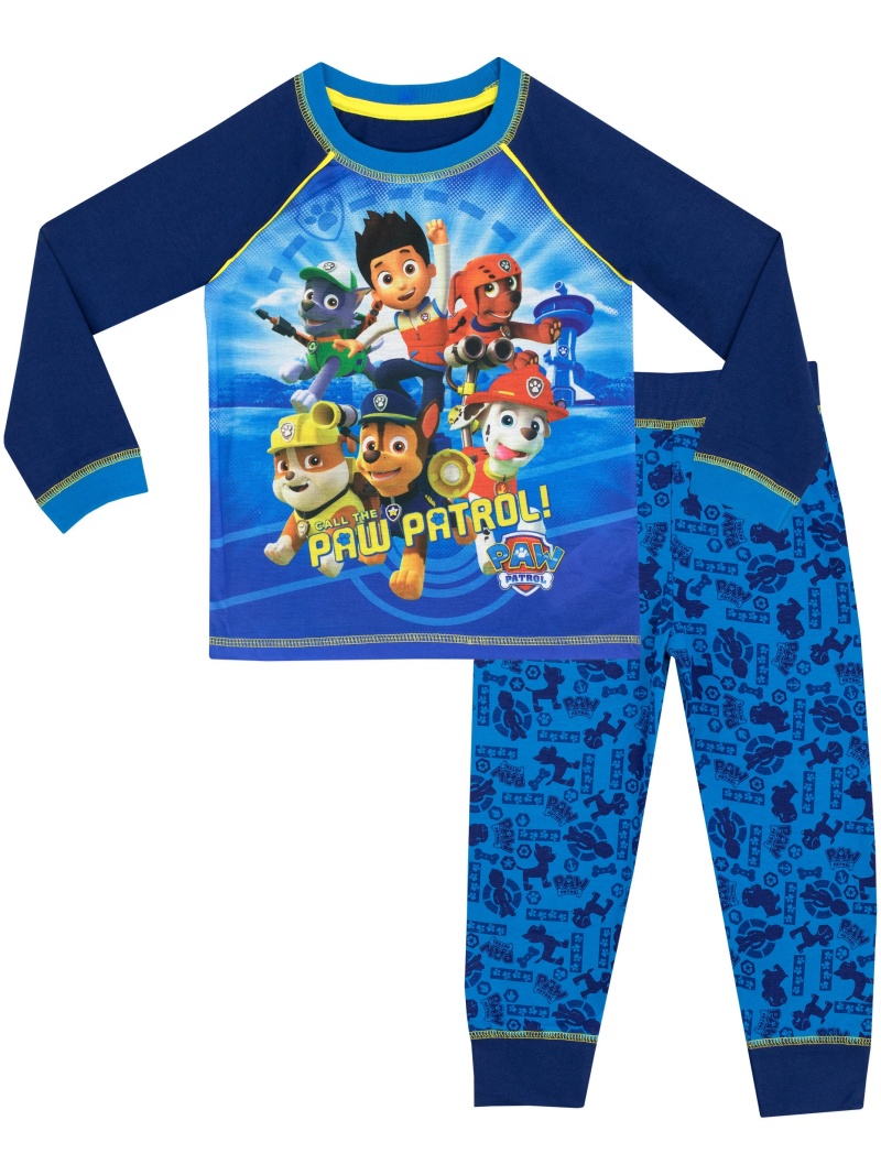 Pyjama Pat'Patrouille Garçon Coton Doux Chase Marshall Ryder
