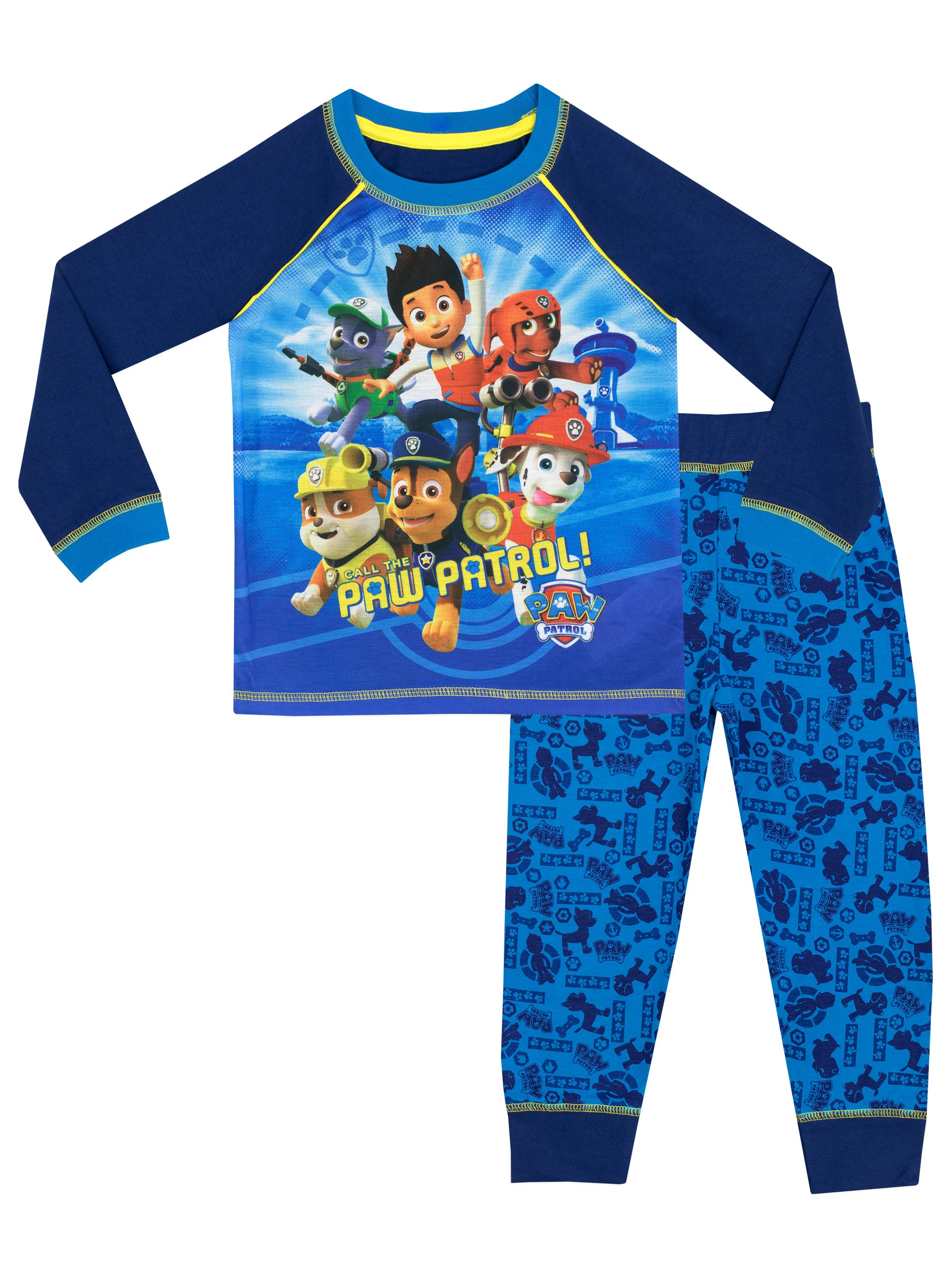 Pyjama Pat'Patrouille Garçon Coton Doux Chase Marshall Ryder