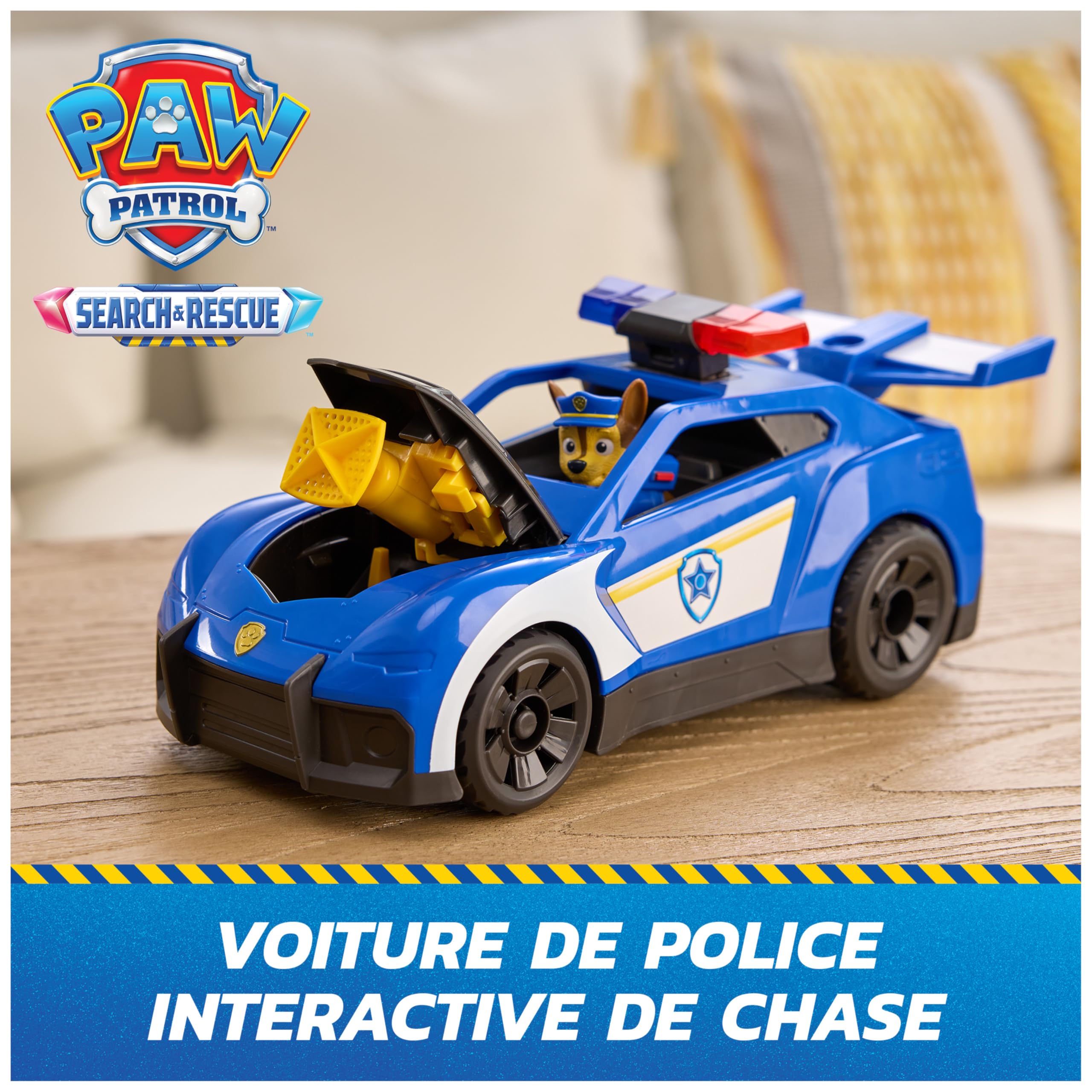 Véhicule Interactif Chase Pat'Patrouille - Voiture Figurine Mission Détective – Image 3