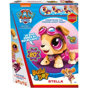 Jeu de Construction Stella Pat’Patrouille – Build A Bot Robot Interactif 20 Pièces