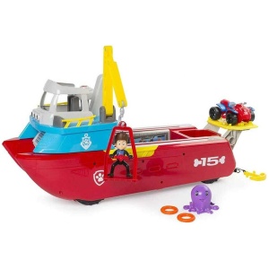 Bateau Pat’Patrouilleur des Mers Pat’Patrouille avec Figurines et Accessoires