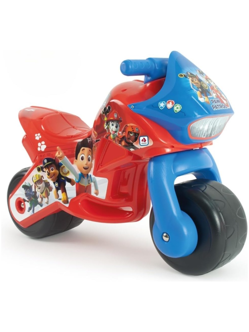 Moto Porteur Pat'Patrouille Twin Dessert - Trotteur Bébé 18 Mois à 3 Ans